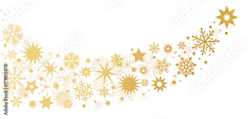 Weihnachtlicher Hintergrund mit Sternen. Vektor Illustration