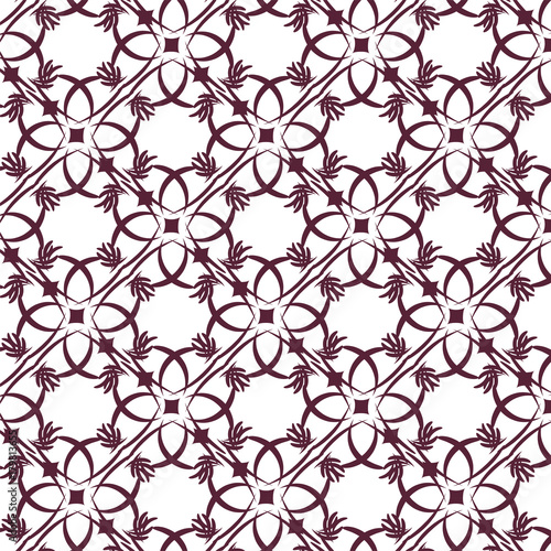 Seamless abstract floral pattern,mandala pattern