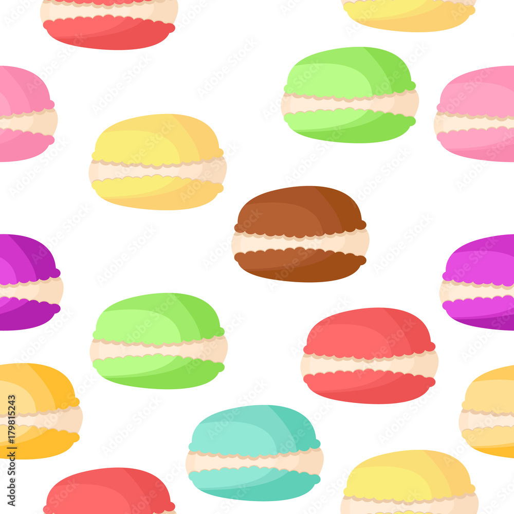 Pattern different colorful macaroons. Pattern different colorful macaroons.