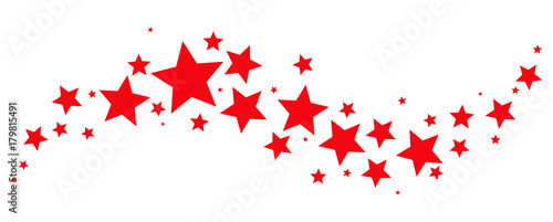 Red stars border