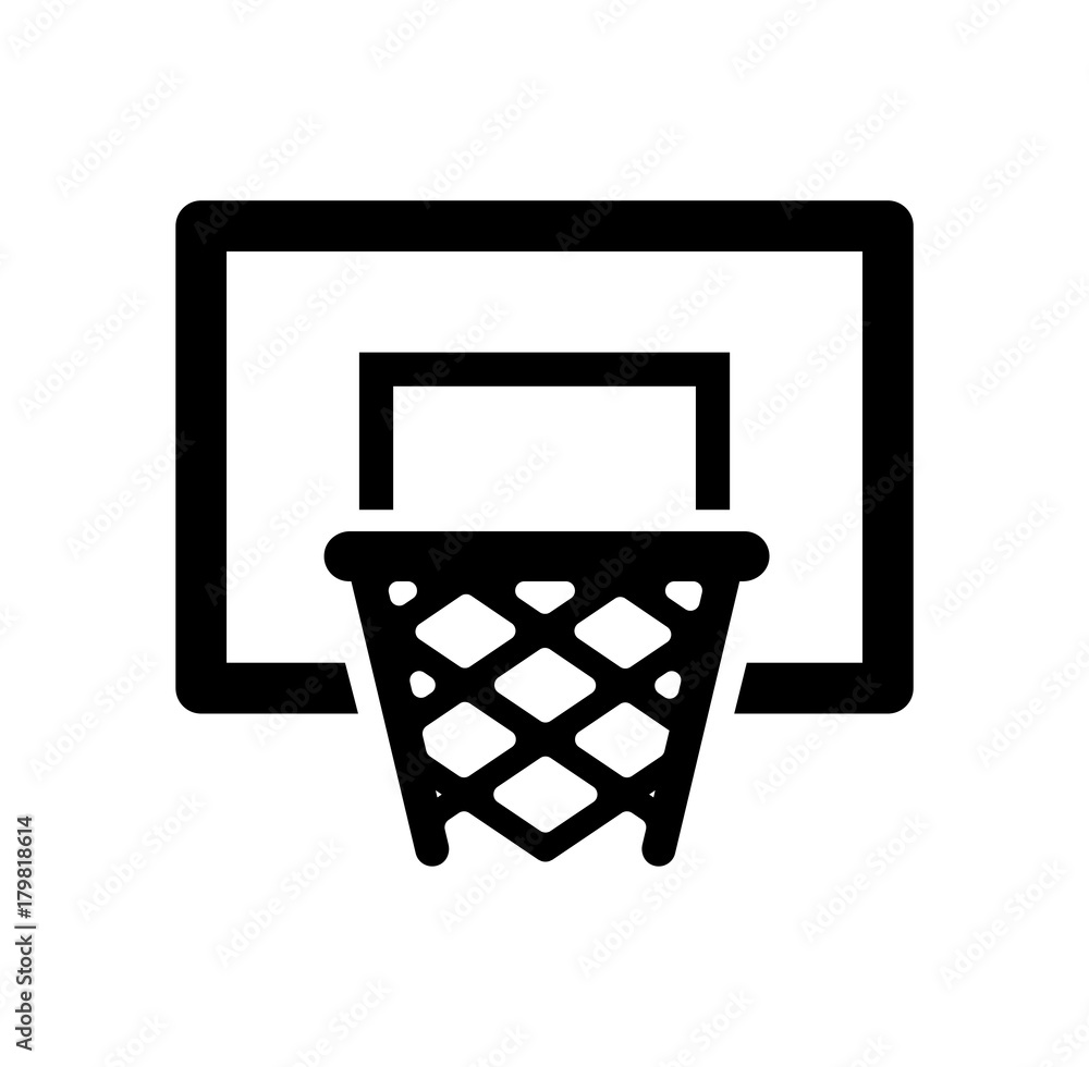 basketball goal icon Stock Vector Adobe Stock