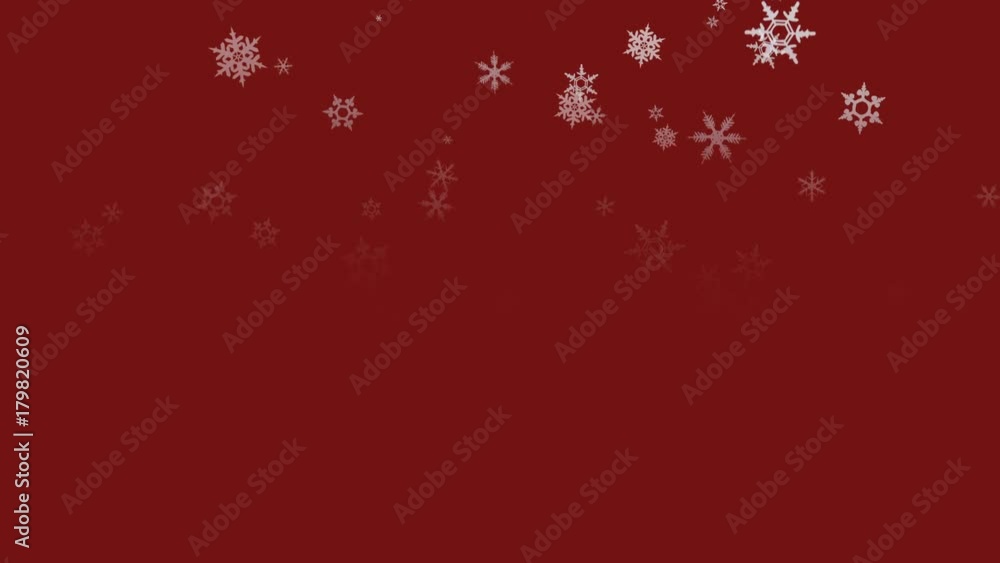 Snowflakes falling. Animated background for christmas greeting or new year celebration. Snowflakes falling. Animated background for christmas greeting or new year celebration.