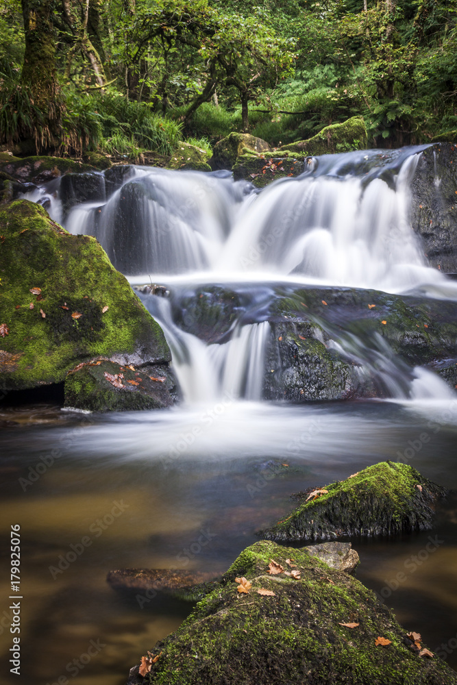 Golitha Falls Waterfall, Cornwall Golitha Falls Waterfall, Cornwall