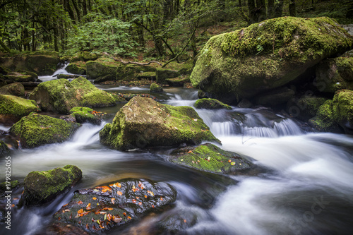 Golitha Falls Waterfall, Cornwall