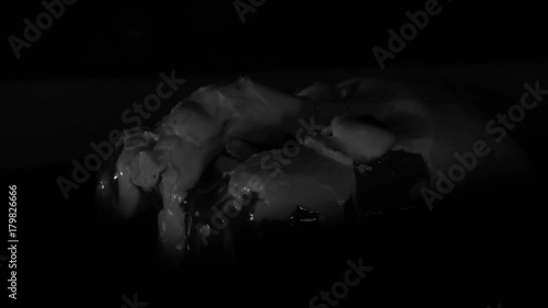 Horror Face Melting Time Lapse, Halloween Mask, Corpse Decomposition