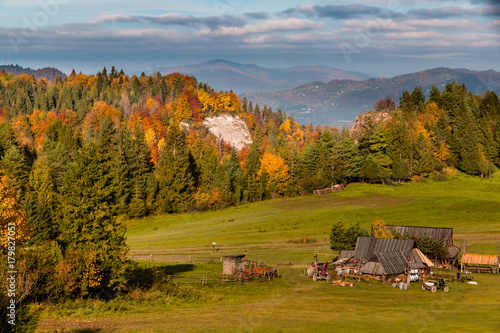 jesień w górach pieniny © byfor