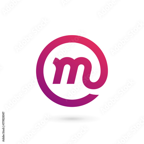 Letter M logo icon design template elements