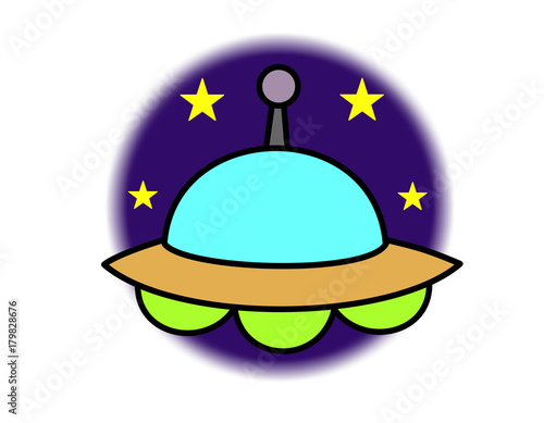 UFO(色、星、宇宙ぼかし)