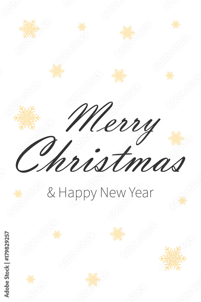 Happy New Year design on white background with an inscription. Merry Christmas vector illustration. Holiday greeting. Happy New Year design on white background with an inscription. Merry Christmas vector illustration. Holiday greeting.