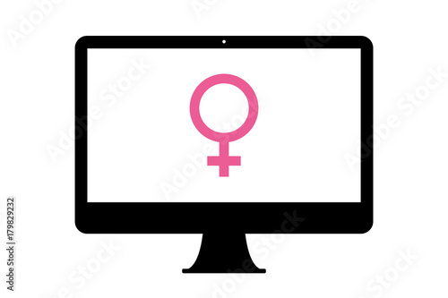 PC - Symbol für Frau