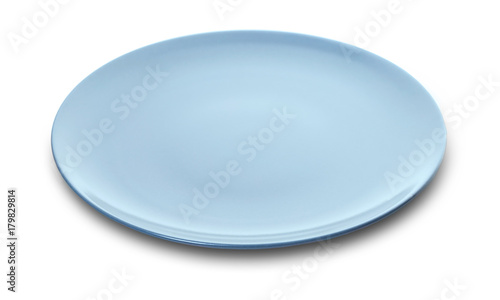 New empty round plate