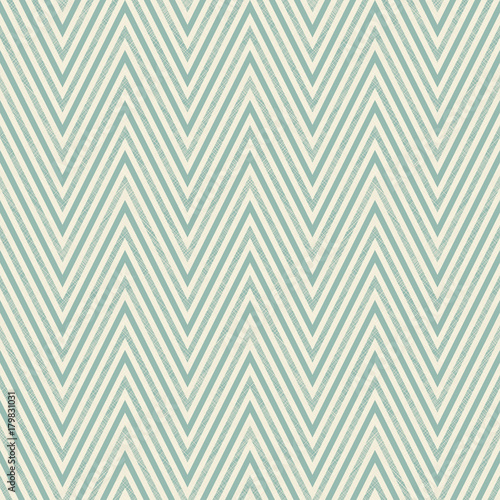 Zigzag lines. Jagged stripes. Seamless surface pattern design with wavy linear ornament. Repeated chevrons wallpaper. Digital paper for page fills, web designing, textile print. Vector illustration.