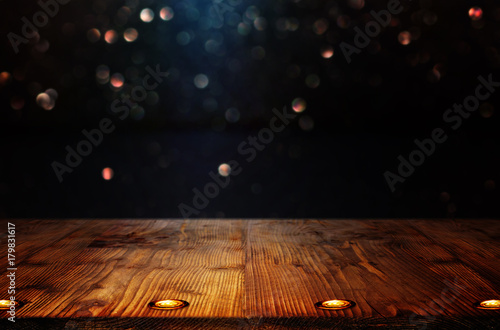 Foto Festive illuminated backdrop