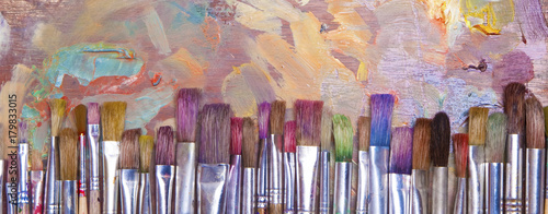 Paint Brushes Banner