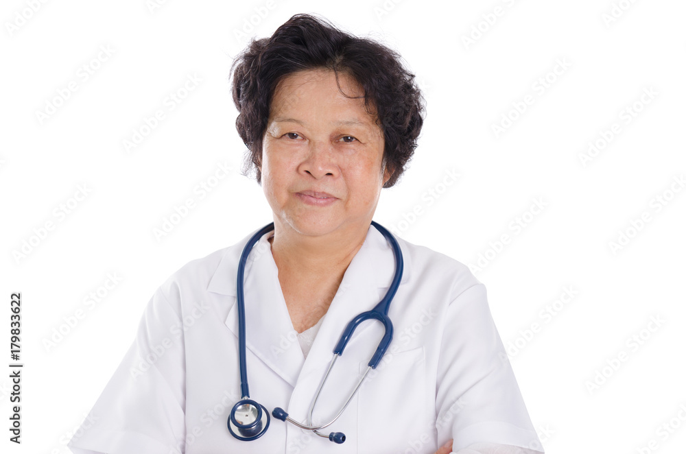Professional Asian female medical doctor