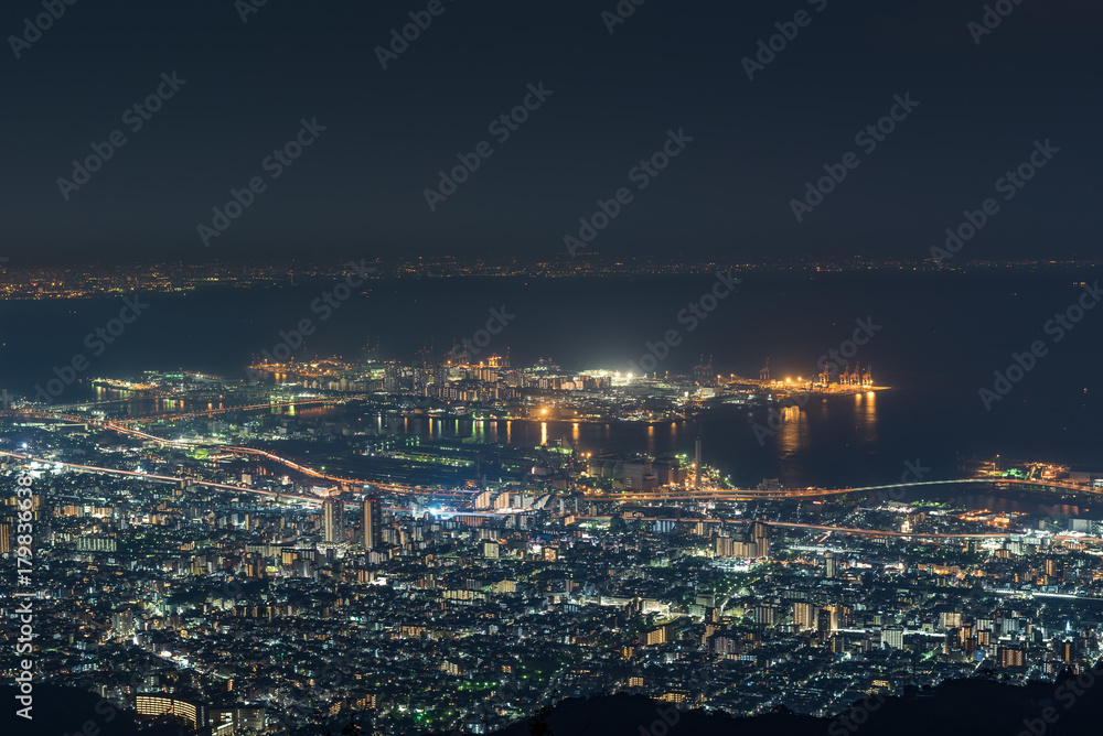 Fototapeta premium 摩耶山の夜景