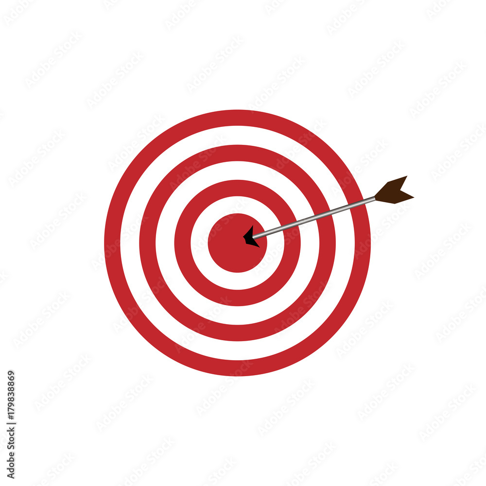 Target isolated vector Target isolated vector