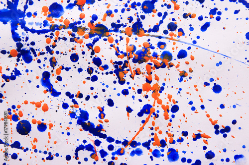 Fotografia Streszczenie sztuka twórczy tle. Ręcznie malowane tła. Pollock