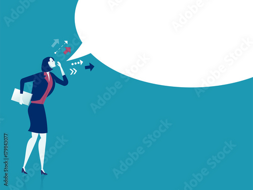 Communication. Concept business illustration