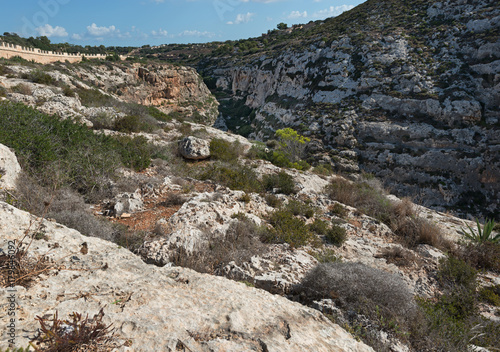 Rocks on the island of Malta