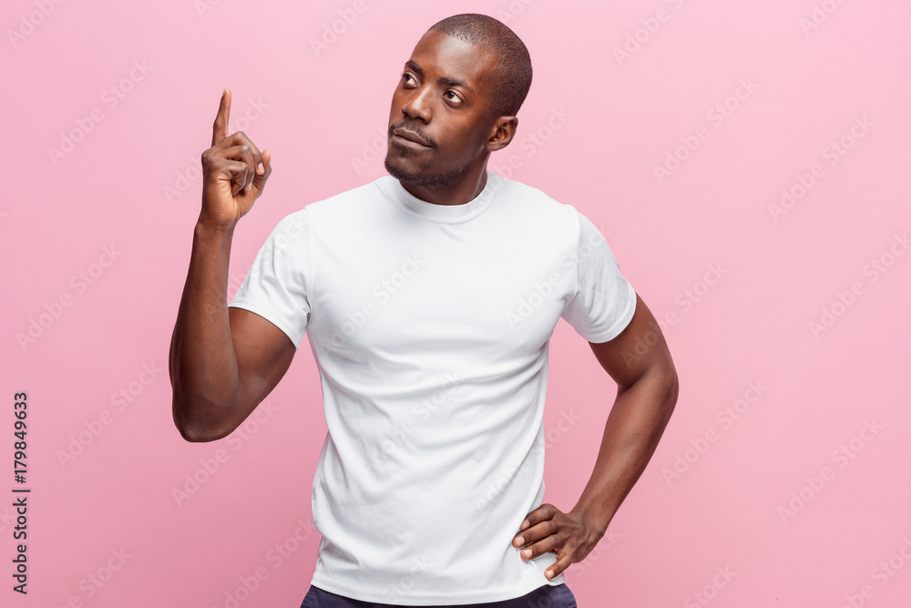 Portrait of a serious afro American man Portrait of a serious afro American man