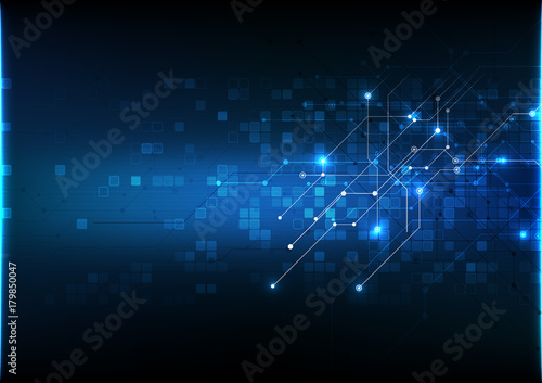 vector abstract background technology illustration communication data security