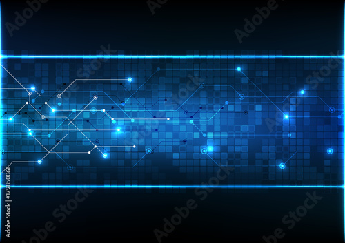 vector abstract background technology illustration communication data security