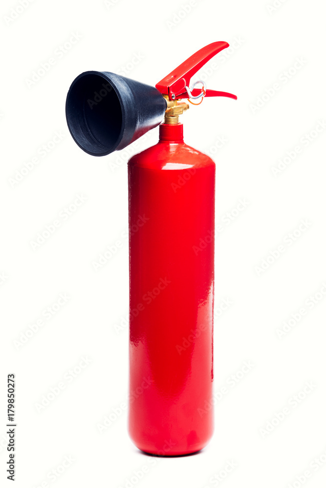 Obraz premium Image of red fire extinguisher