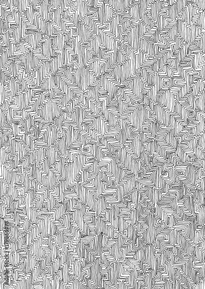 Fototapeta premium Abstract hand drawn geometric background. Pattern with geometric shapes and zigzags.
