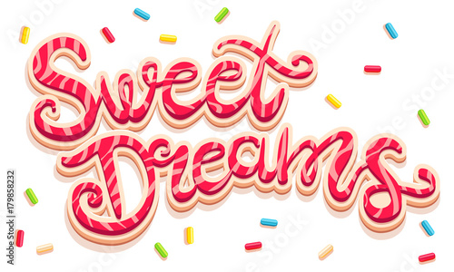 Sweet Dreams lettering