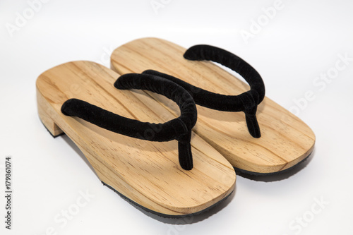 wooden Japanese sandals