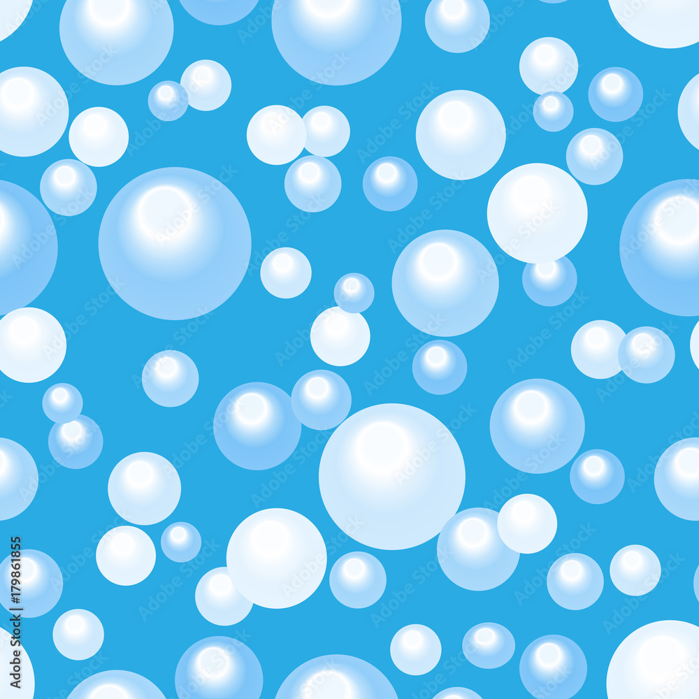 seamless abstract pattern of blue circles seamless abstract pattern of blue circles