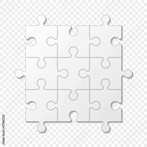 Puzzle piece business presentation