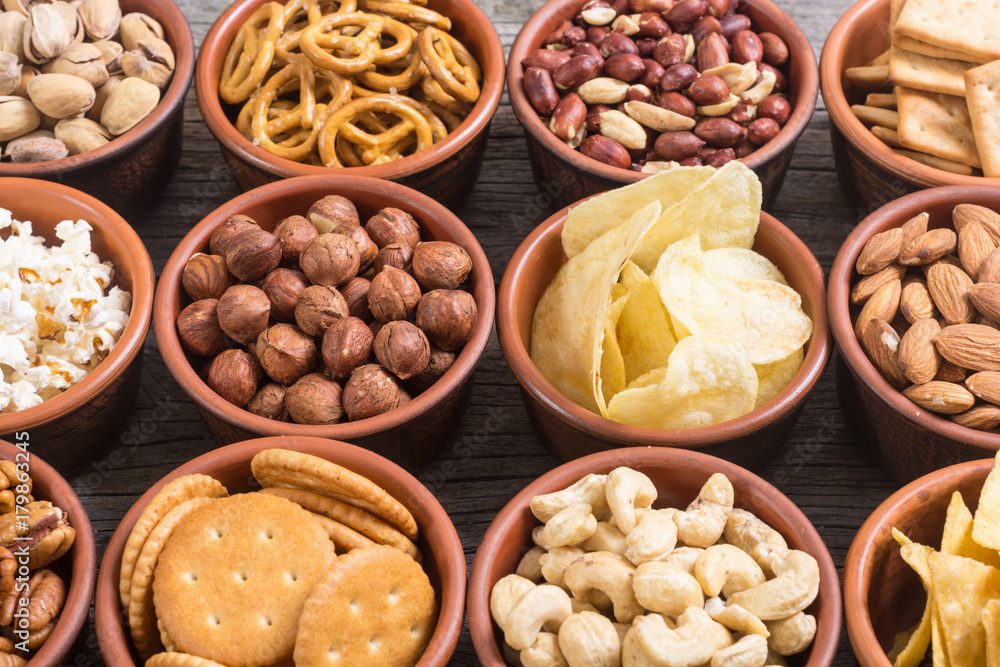 Mix of snacks Mix of snacks