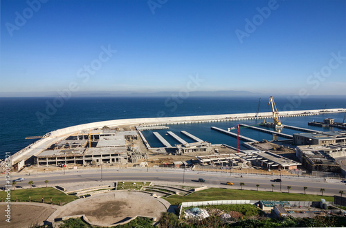 Tanger sea commercial port, Morocco