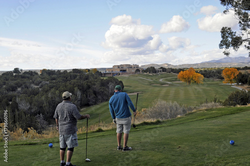 Obraz na plátně Fall Golf in New Mexico 5
