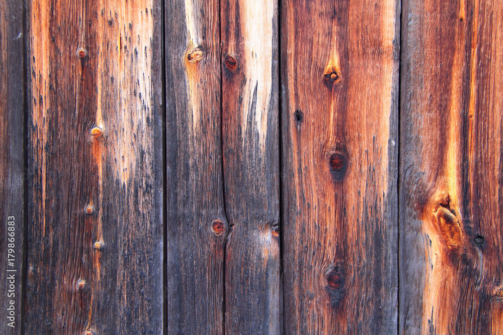 Naklejka premium Wooden textures, Wood panel background, Texture of wooden boards.