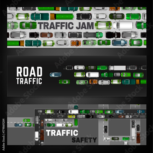 City traffic banner