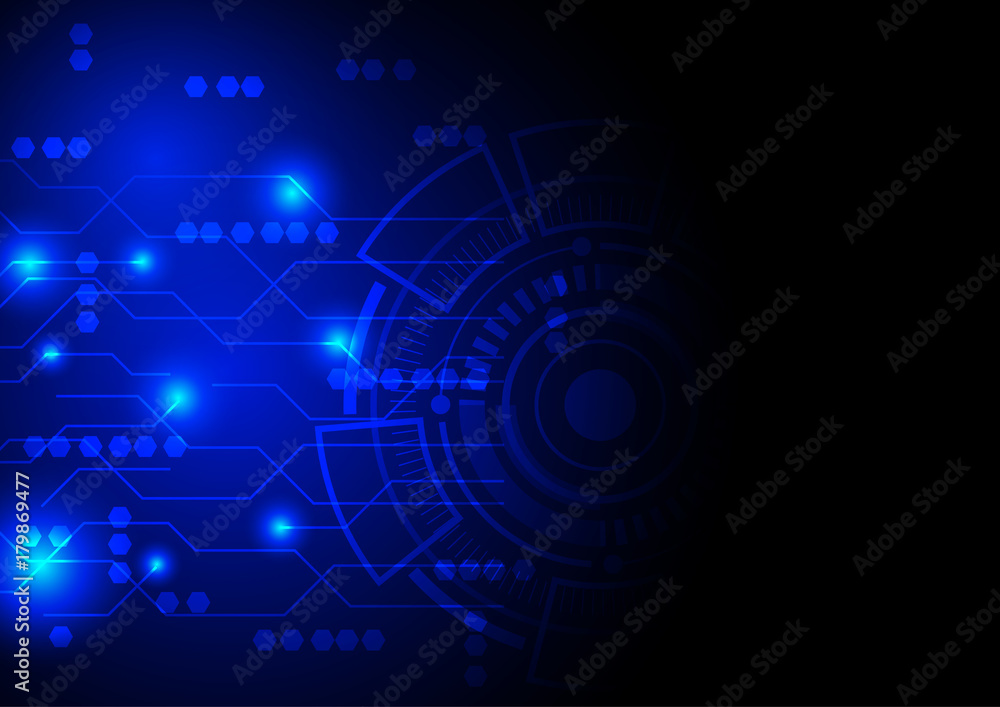 Future technology background template
