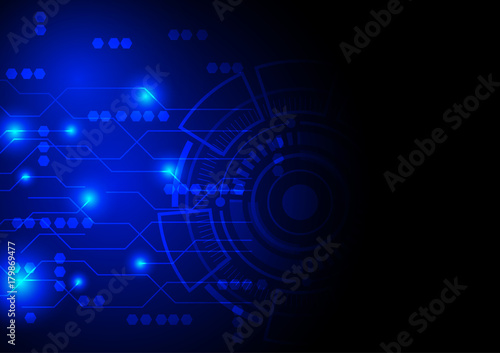 Future technology background template