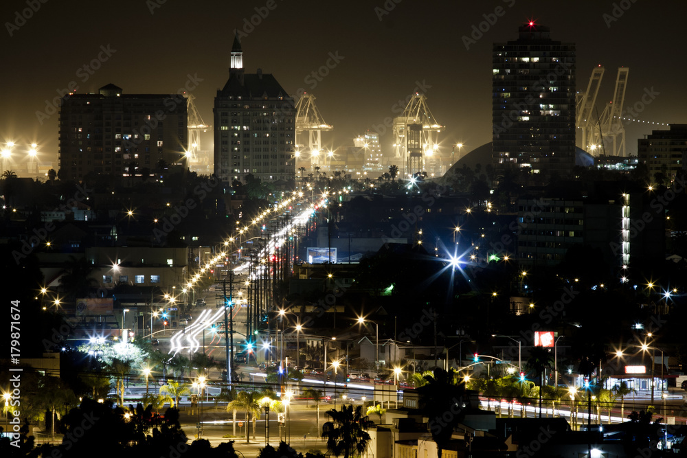 City at night, nightscapes