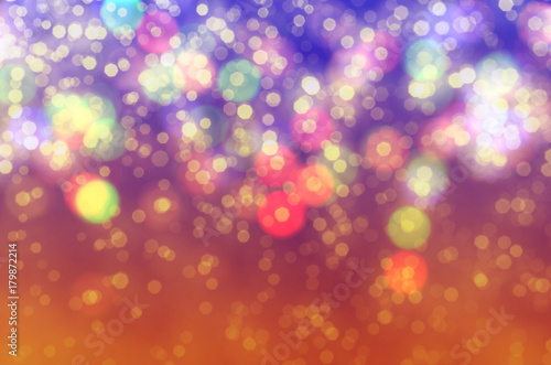 colorful abstract varicolored bokeh background christmas and happy new year celebration concept.
