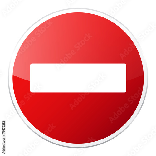 Free Download Road red sign on white background. Road traffic control.Lane usage. Regulatory sign. Stop and yield. Street. - GFXLoad
