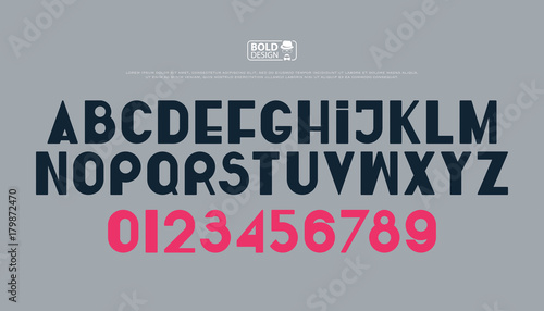 Stylish Alphabet Letters And Numbers Vector Bold Font Type Regular Accented Typeface Design Contemporary Stylized Typesetting Stock Vector Adobe Stock