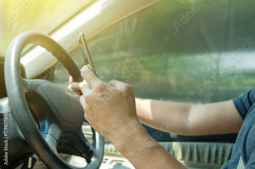 Use phone when driving a car.