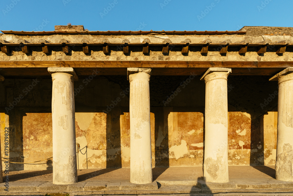 Roman arcade in Terme Stabiane /Pompeii, Neapel, Italy, europa Roman arcade in Terme Stabiane /Pompeii, Neapel, Italy, europa