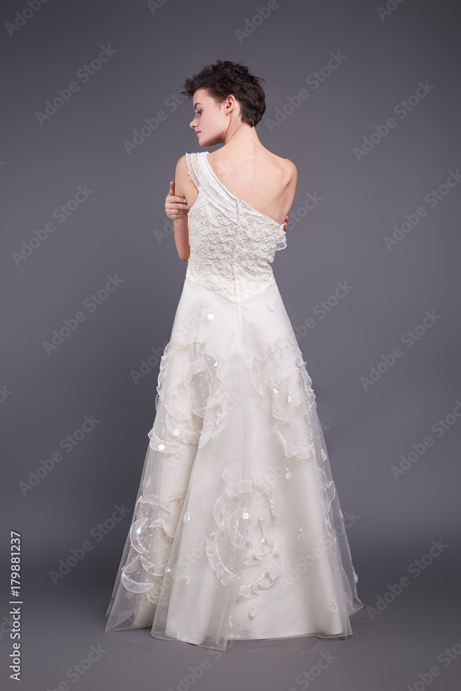 Fototapeta premium Unusual wife background isolated