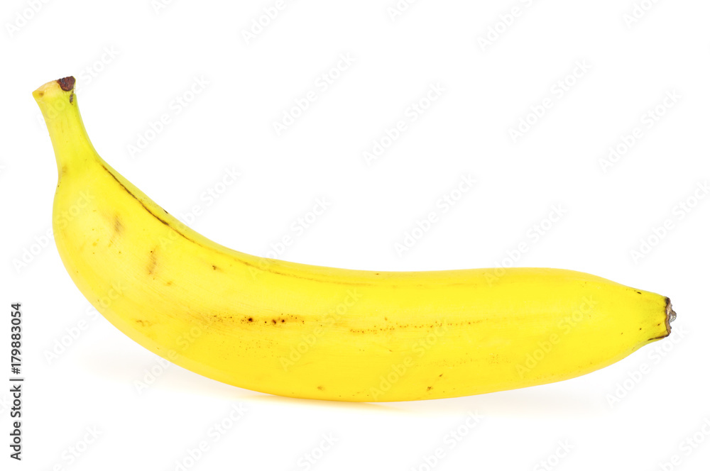 Banana on a white background Banana on a white background