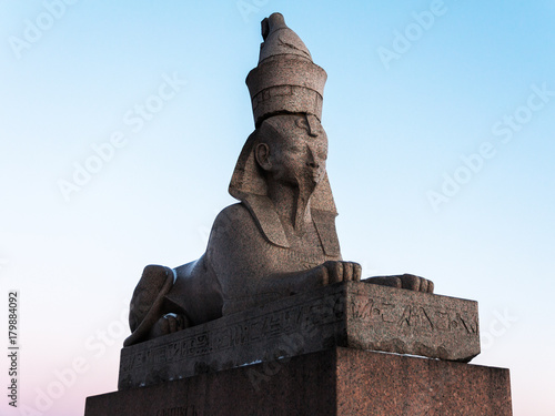 Saint Petersburg landmark ancient sphinx