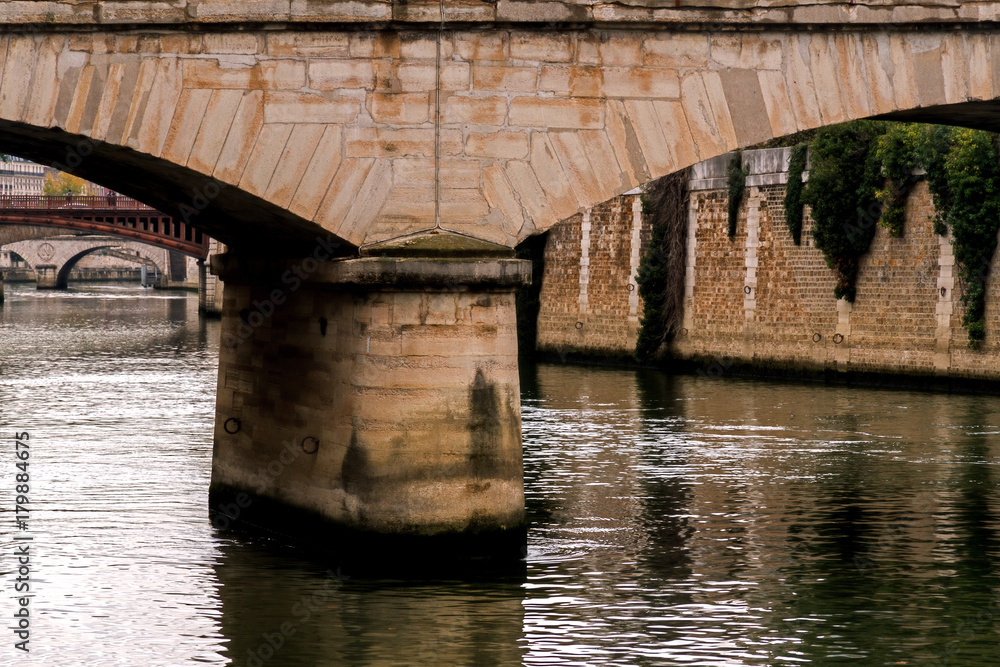 Paris bridges Seine river Paris bridges Seine river